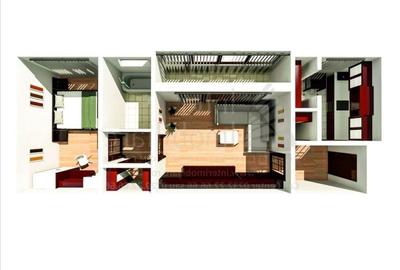 Apartament cu 2 camere semidecomandat în Podu Roș - 1
