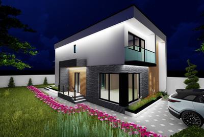 Casă individuală cu 4 camere cu Teren 480 Mp în Costi - 1