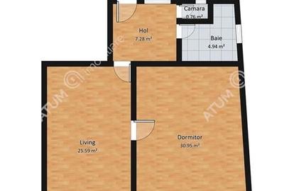 Casa spatioasa cu 3 camere si gradina de 200mp in centru istoric Sibiu Casa spatioasa cu 3 camere si gradina de 200mp in centru istoric Sibiu - 24