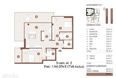 Apartament cu 3 camere în Floreasca - 12