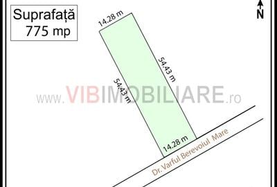 Teren intravilan de vanzare - Baneasa - Berivoiul Mare, 775 mp, ideal pentru