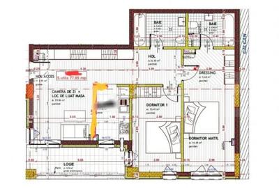 Apartament cu 4 camere semidecomandat în Florești - 1