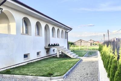 Casa eleganta, design mediteranean, demisol + parter, garaj, 1200 mp teren - 1