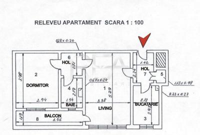 Apartament cu 2 camere semidecomandat în Drumul Taberei - 1