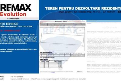 Teren pentru Dezvoltare Rezidențială – COMISION 0% - 8