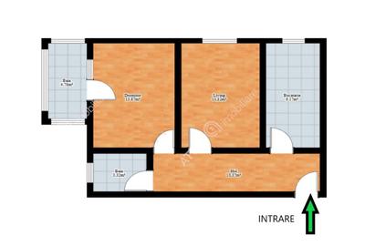 Apartament cu 2 camere decomandat, mobilat în Turnișor - 4