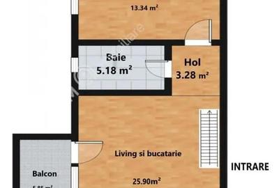 Apartament cu 3 camere semidecomandat în Hipodrom 1 - 9