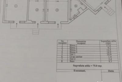 Apartament cu 3 camere decomandat în Central