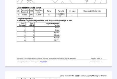 Teren de 1206 mp, în Exterior Vest - 5