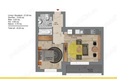 Studio metrou Berceni langa pasarela 3 min metrou Berceni - 2