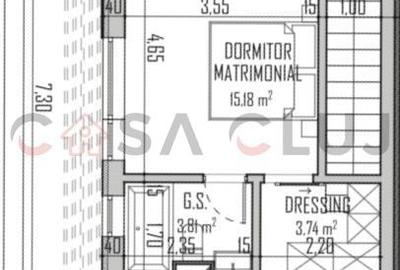 Duplex cu 4 camere cu Canalizare în Andrei Mureșanu - 11