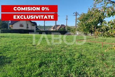 Teren intravilan 1298  mp PUZ toate utilitatile zona buna Cisnadie - 1