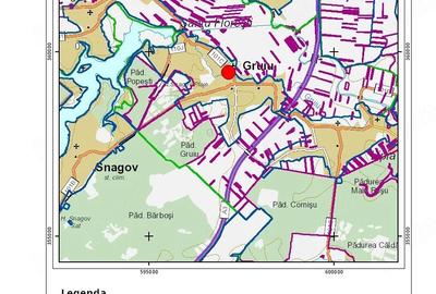 Teren de 2705 mp, în Gruiu - 2