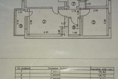 Apartament cu 3 camere decomandat în Țiglina 1 - 1