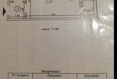 Garsonieră decomandată în Central - 1