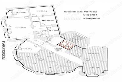 Inchirieri birouri in Piata Victoriei 71 mp - 1