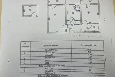 Apartament cu 2 camere decomandat în Ultracentral