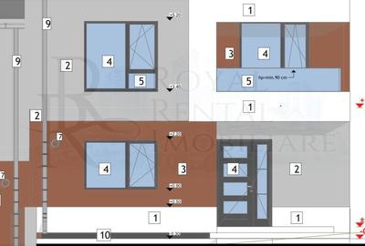 Casă cu 4 camere decomandat cu Teren 195 Mp în Florești
