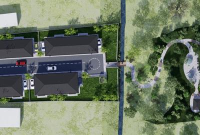 Duplex cu 4 camere cu Canalizare în Tăuți - 8