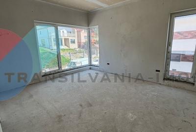 Casa premium semifinisata - 207 mp, 3 niveluri, teren 450 mp, Campenesti