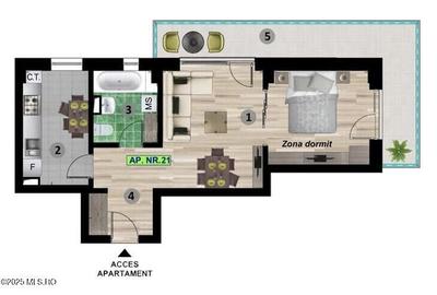 MAMAIA NORD - STUDIO CU ZONA DE DORMIT - 54.15 MPT - Comision 0% - 20