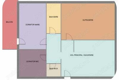 Apartament cu 3 camere decomandat în Răcădău - 3