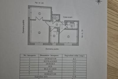 Apartament cu 3 camere nedecomandat în Exterior Vest - 3