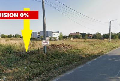 Domnesti(la sosea) teren 600 mp,toate utilitatile