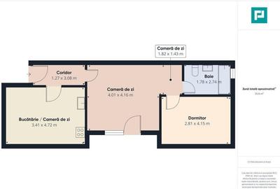 Apartament panoramic cu 2 camere, zona Confec?ii - 1