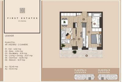 APARTAMENT CU 2 CAMERE NOU, COMPLEX REZIDENTIAL ZONA NORD PIPERA - 1