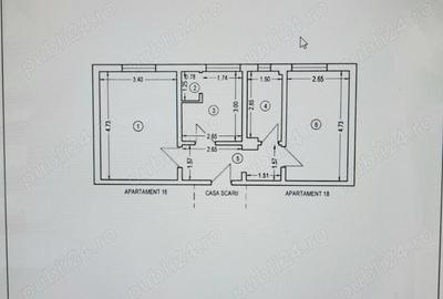 Proprietar, vand apartament luminos, calduros, cu 2 camere, decomandat,central - Medgidia - 1