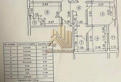 Apartament cu 4 camere decomandat, mobilat în Bartolomeu - 16