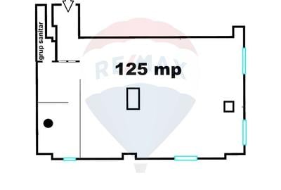 Birou, de 125 mp, în Central - 2