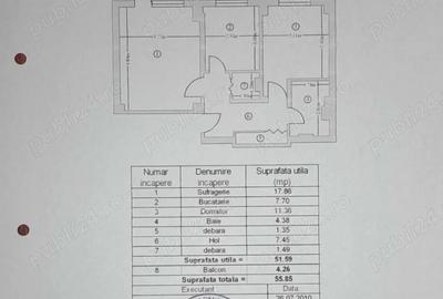 Vand apartament 2 camere et2 - 73000 - 1