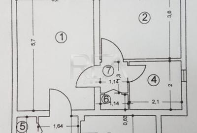 Apartament cu 2 camere semidecomandat, mobilat în Sebastian - 12