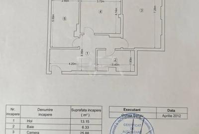 Apartament cu 2 camere decomandat în Central