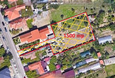 TEREN INTRAVILAN DE 1500MP CU PROIECT SI AUTORIZAȚIE PENTRU 6 VILE ! - 1