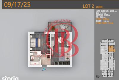 Apartament cu 2 camere în Theodor Pallady