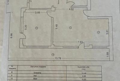 Apartament spa?ios cu terasa generoasa ?i pod Zona E - 2