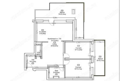 Apartament spa?ioas cu 3 camere, in bloc nou, cu vedere panoramica , Zorilor