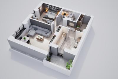 Apartament cu 2 camere în Nord-Vest - 2