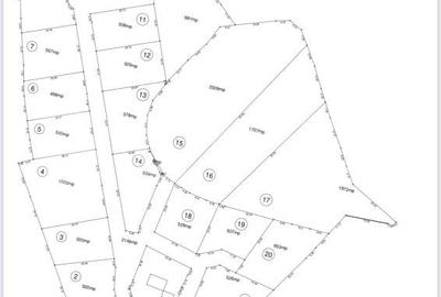 Parcele intravilane de vanzare, 400 mp - 1000 mp, zona rezidentiala Tisauti - 1
