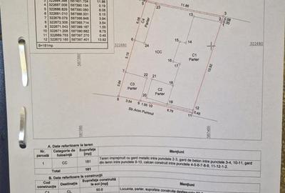 Teren intravilan de 181 mp, în Eroii Revoluției