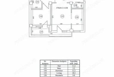 Apartament cu 2 camere decomandat în Sud - 3