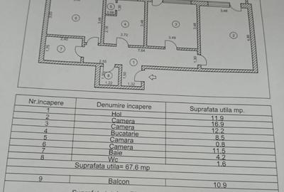 - Apartament 3 camere Obor, mobilat utilat, suprafata 78mp - 2