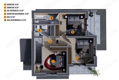 Casă cu 4 camere cu Teren 227 Mp în Chiajna - 4