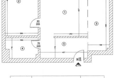 Apartament cu 2 camere decomandat în Central