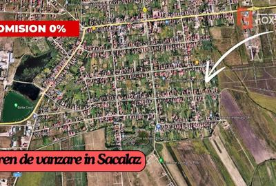 COMISION 0% Teren de vanzare, Sacalaz - Autorizatie de construire valabil COMISION 0% Teren de vanzare, Sacalaz - Autorizatie de construire valabil - 1