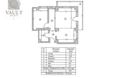 APARTAMENT 3 CAMERE / AN 2011 / MOBILAT / UTILAT / CHIAJNA - REZERVELOR - 25