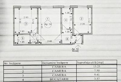 Apartament cu 3 camere semidecomandat în Florilor - 9
